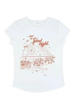 Henry Tiger STAR WARS WOMEN'S TO ALL A GOOD NIGHT T-SHIRT - T-Shirt Print - White | Damen -Günstiges Henry Tiger Geschäft b29096322eb74c8b83d60e3618445a91