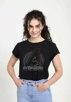 Henry Tiger Damen MARVEL NEON AVENGERS - T-Shirt Print - Black -Günstiges Henry Tiger Geschäft b2d6571c14574a1e9950c45c8b3ccc1f