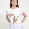 Henry Tiger Damen PIXAR UP - KEVIN'S FEATHERS - T-Shirt Print - White