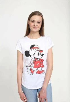 Henry Tiger Damen DISNEY CLASSICS MICKEY CLASSIC - MICKEY WINTER FILL - T-Shirt Print - White