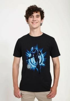 Henry Tiger Unisex MARVEL AVENGERS: ENDGAME - IRONMAN ENDGAME - T-Shirt Print - Black