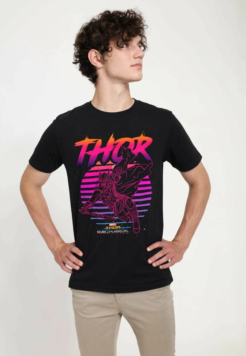 Henry Tiger Unisex MARVEL THOR RAGNAROK - 80S THOR - T-Shirt Print - Black 3 Henry Tiger Unisex MARVEL THOR RAGNAROK - 80S THOR - T-Shirt Print - Black – Bild 3