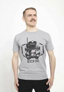 Henry Tiger Unisex STAR WARS ECHO - T-Shirt Print - Melange Grey -Günstiges Henry Tiger Geschäft b4838c4145be4a50aea38501185beb4d