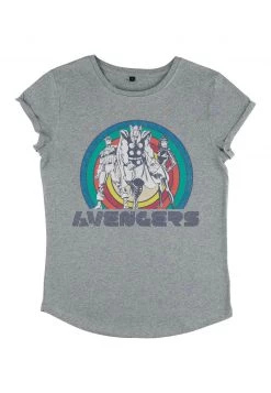 Henry Tiger Damen MARVEL AVENGERS CLASSIC - AVENGERS - T-Shirt Print - Melange Grey -Günstiges Henry Tiger Geschäft b4c8c8275a7b4df893daf36d2d9d79f5