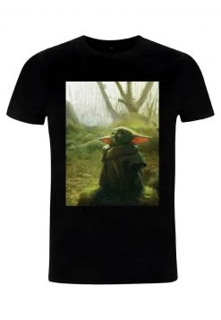 Henry Tiger STAR WARS: THE MANDALORIAN - THE CHILD ILLUSTRATION - T-Shirt Print - Black | Unisex -Günstiges Henry Tiger Geschäft b4fb64c08caf4528b00710268cd2b866