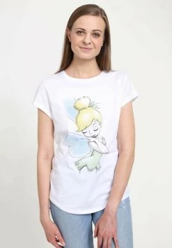 Henry Tiger Damen DISNEY PETER PAN - TINK SKETCH - T-Shirt Print - White -Günstiges Henry Tiger Geschäft b526a858c4b44c23b16ff3f2bce7a5fe