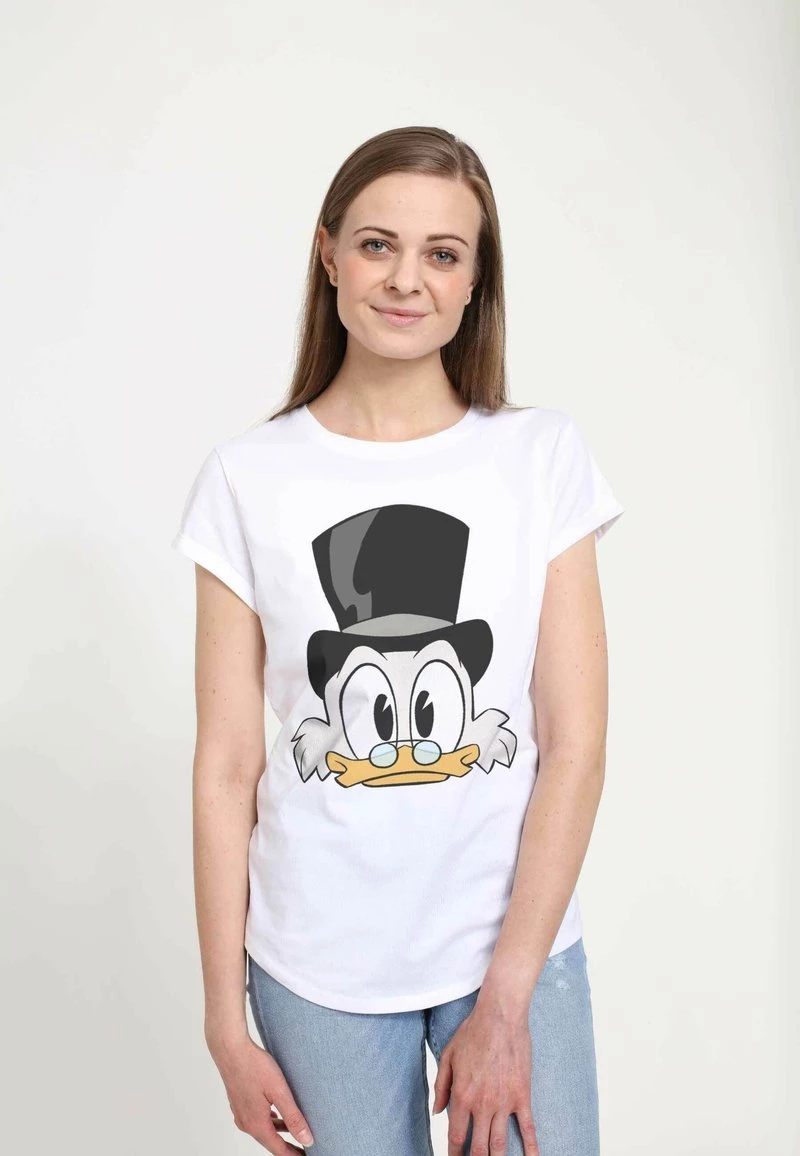Henry Tiger Damen DISNEY CLASSICS DUCKTALES - SCROOGE BIG FACE - T-Shirt Print - White 1 Henry Tiger Damen DISNEY CLASSICS DUCKTALES - SCROOGE BIG FACE - T-Shirt Print - White