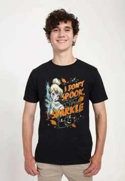 Henry Tiger Unisex DISNEY PETER PAN - SPARKLE NOT SPOOK - T-Shirt Print - Black