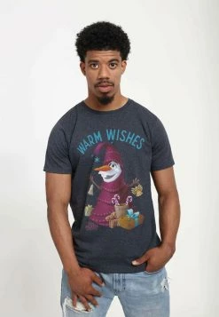 Henry Tiger DISNEY UNISEX OLAF WISHES - T-Shirt Print - Melange Black -Günstiges Henry Tiger Geschäft b593b8c4ee6d4825adf4b3546a74594d