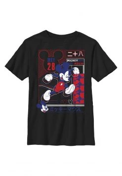 Henry Tiger Unisex DISNEY CLASSICS SPORTY TECHNICAL MICKEY - T-Shirt Print - Black