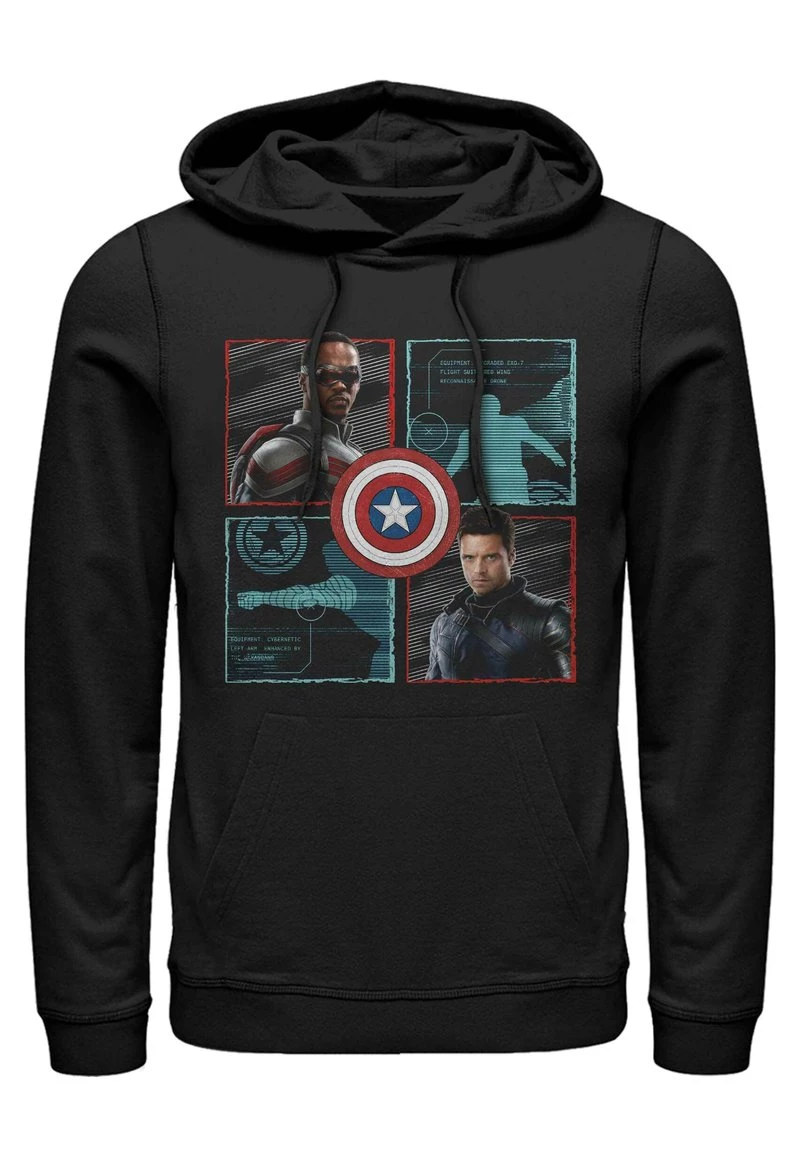 Henry Tiger Unisex MARVEL HERO BOX UP - Kapuzenpullover - Black 1 Henry Tiger Unisex MARVEL HERO BOX UP - Kapuzenpullover - Black