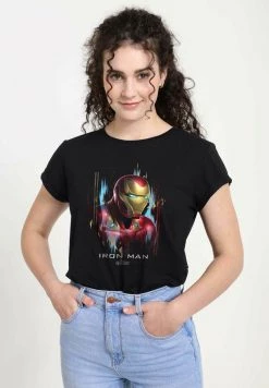Henry Tiger MARVEL AVENGERS: ENDGAME - IRONMAN PORTRAIT - T-Shirt Print - Black | Damen -Günstiges Henry Tiger Geschäft b683d3385da745edb991b5152eda6219