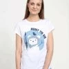 Henry Tiger Damen STAR WARS WOMEN'S MERRY YUB NUB - T-Shirt Print - White