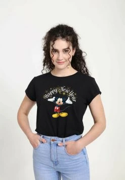Henry Tiger DISNEY CLASSICS MICKEY CLASSIC - MICKEY HAPPY NEW YEAR - T-Shirt Print - Black | Damen -Günstiges Henry Tiger Geschäft b826a3f9dbcc4f1ca2d29ff17de18f57
