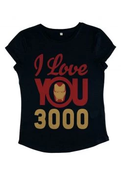 Henry Tiger Damen MARVEL AVENGERS: ENDGAME - 3000 ICON FACE - T-Shirt Print - Navy Blue -Günstiges Henry Tiger Geschäft b8aab904fdfd4d98910f4eddd7b98c60