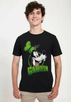 Henry Tiger Unisex DISNEY CLASSICS MICKEY CLASSIC - GAWRSH GOOFY - T-Shirt Print - Black