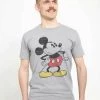 Henry Tiger DISNEY CLASSICS MICKEY CLASSIC - CLASSIC VINTAGE MICKEY - T-Shirt Print - Melange Grey | Unisex