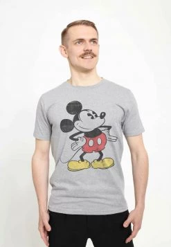 Henry Tiger DISNEY CLASSICS MICKEY CLASSIC - CLASSIC VINTAGE MICKEY - T-Shirt Print - Melange Grey | Unisex