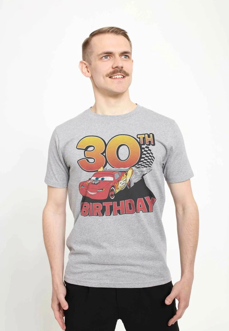 Henry Tiger PIXAR CARS 2 - LIGHTNING BIRTHDAY 30 - T-Shirt Print - Melange Grey | Herren 1 Henry Tiger PIXAR CARS 2 - LIGHTNING BIRTHDAY 30 - T-Shirt Print - Melange Grey | Herren