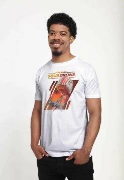 Henry Tiger STAR WARS: SQUADRONS - SQUADRONS REBEL - T-Shirt Print - White | Unisex -Günstiges Henry Tiger Geschäft b9e506f2a2b246389ce8cc88d9118208