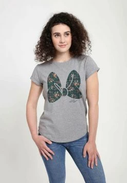 Henry Tiger DISNEY CLASSICS PLAID FLORAL BOW - T-Shirt Print - Melange Grey | Damen -Günstiges Henry Tiger Geschäft ba30adc60c5b425c88ca92b6c02f2682