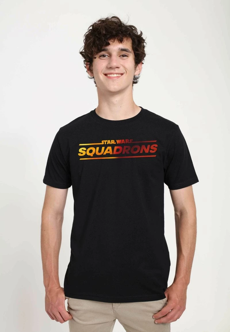 Henry Tiger Unisex STAR WARS: SQUADRONS - SQUADRON LOGO - T-Shirt Print - Black 1 Henry Tiger Unisex STAR WARS: SQUADRONS - SQUADRON LOGO - T-Shirt Print - Black