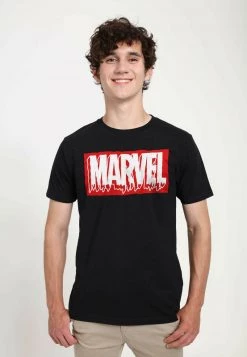 Henry Tiger MARVEL OTHER - MARVEL DRIP FILLED - T-Shirt Print - Black | Unisex
