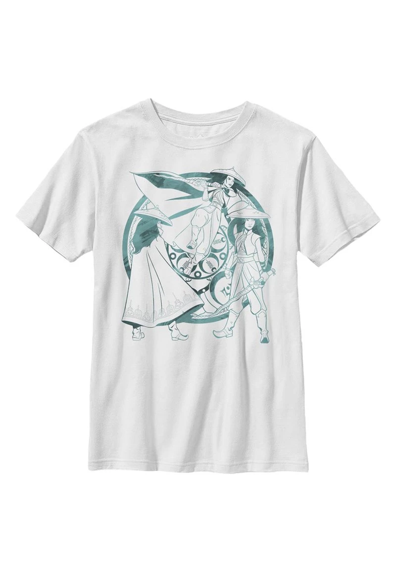 Henry Tiger Unisex DISNEY RAYA WATERCOLOR - T-Shirt Print - White 1 Henry Tiger Unisex DISNEY RAYA WATERCOLOR - T-Shirt Print - White