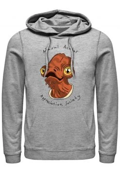 Henry Tiger Unisex Kapuzenpullover - Melange Grey