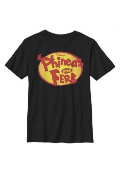 Henry Tiger DISNEY CLASSICS PHINEAS AND FERB OVAL LOGO - T-Shirt Print - Black | Unisex