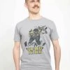 Henry Tiger Unisex MARVEL DEFENDERS - HERO FOR HIRE - T-Shirt Print - Melange Grey