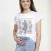 Henry Tiger STAR WARS GROGU FLORAL - T-Shirt Print - White | Damen