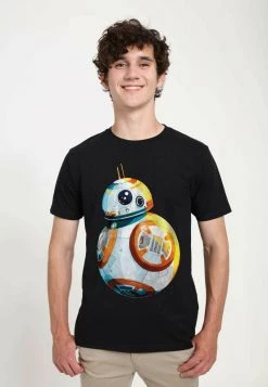 Henry Tiger Unisex STAR WARS: EPISODE 7 - MULTI BB8 - T-Shirt Print - Black