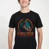 Henry Tiger Unisex STAR WARS: THE MANDALORIAN - MADEWORN MANDO - T-Shirt Print - Black