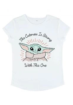 Henry Tiger Damen STAR WARS WOMEN'S THE CHILD - T-Shirt Print - White -Günstiges Henry Tiger Geschäft be44ffa15b944875ae2ed25195aef8df