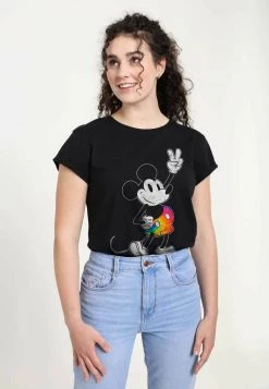 Henry Tiger Damen DISNEY CLASSICS TIE DYE MICKEY STROKED - T-Shirt Print - Black -Günstiges Henry Tiger Geschäft be626efe0f1747e4bd9b31e20bfc4908