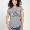 Henry Tiger Damen DISNEY CLASSICS LILO & STITCH - STITCH RAINBOW - T-Shirt Print - Melange Grey