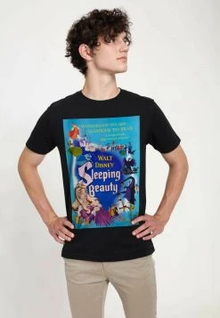 Henry Tiger Unisex DISNEY SLEEPING BEAUTY - BLUE SLEEPING BEAUTY POSTER - T-Shirt Print - Black -Günstiges Henry Tiger Geschäft beaa349d30fc496dabc778c76863c12d