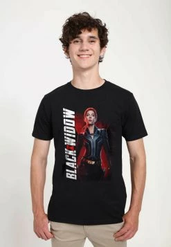Henry Tiger MARVEL UNISEX EPIC WIDOW - T-Shirt Print - Black