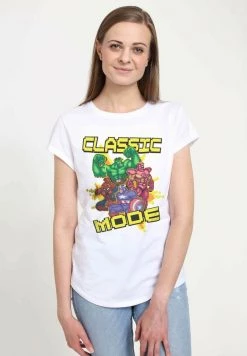 Henry Tiger Damen MARVEL AVENGERS CLASSIC - MARVEL CLASSIC MODE - T-Shirt Print - White