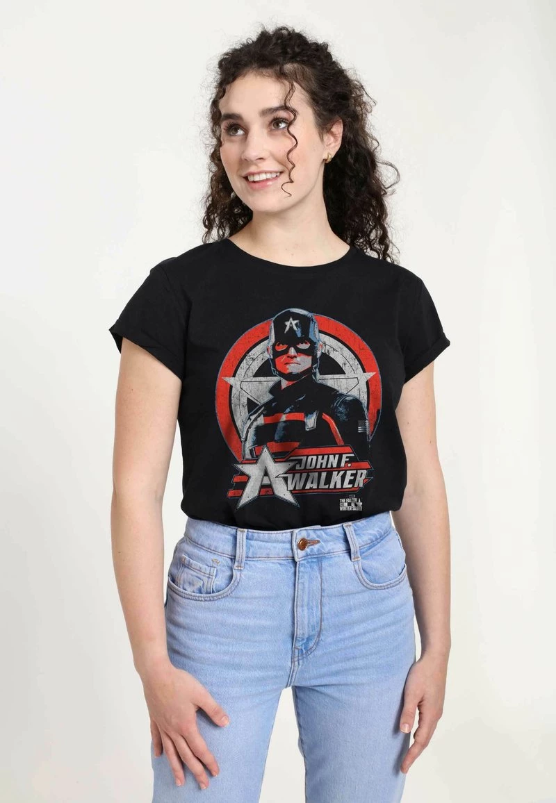 Henry Tiger Damen MARVEL JOHN WALKER CPTN RANGER - T-Shirt Print - Black 4 Henry Tiger Damen MARVEL JOHN WALKER CPTN RANGER - T-Shirt Print - Black – Bild 4