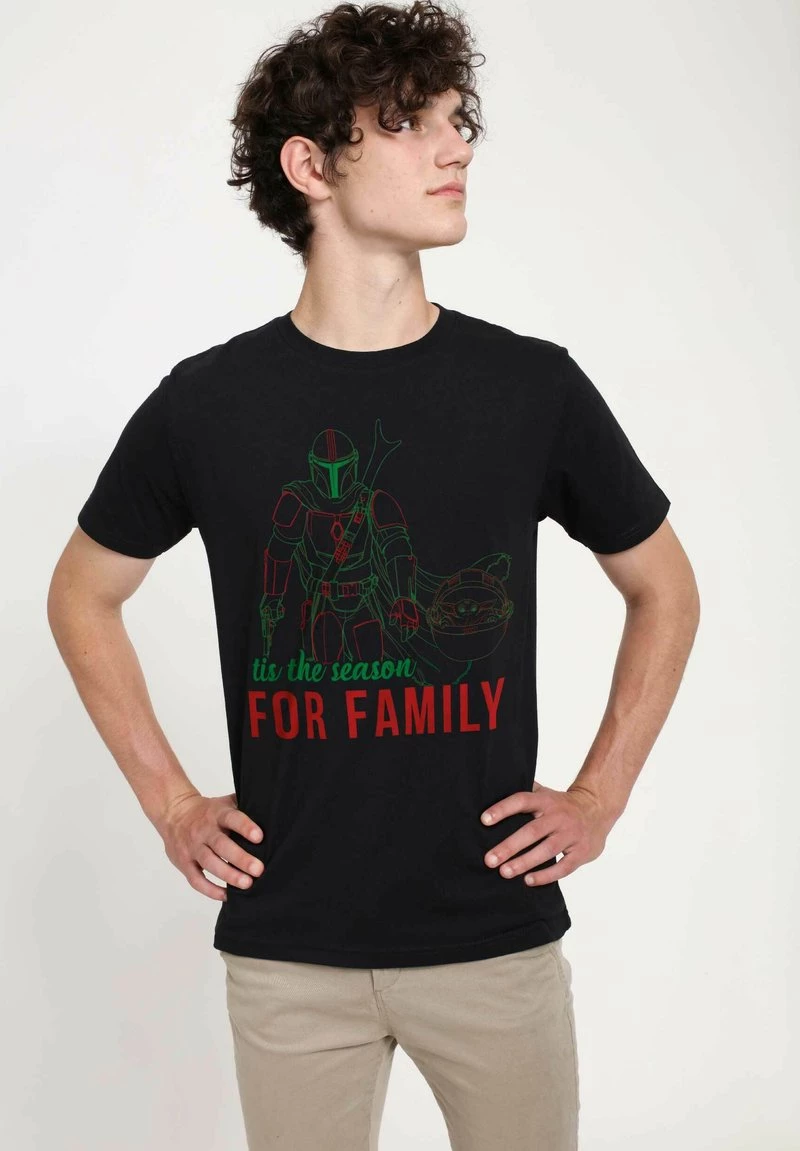 Henry Tiger Herren STAR WARS FAMILY TIME - T-Shirt Print - Black 1 Henry Tiger Herren STAR WARS FAMILY TIME - T-Shirt Print - Black