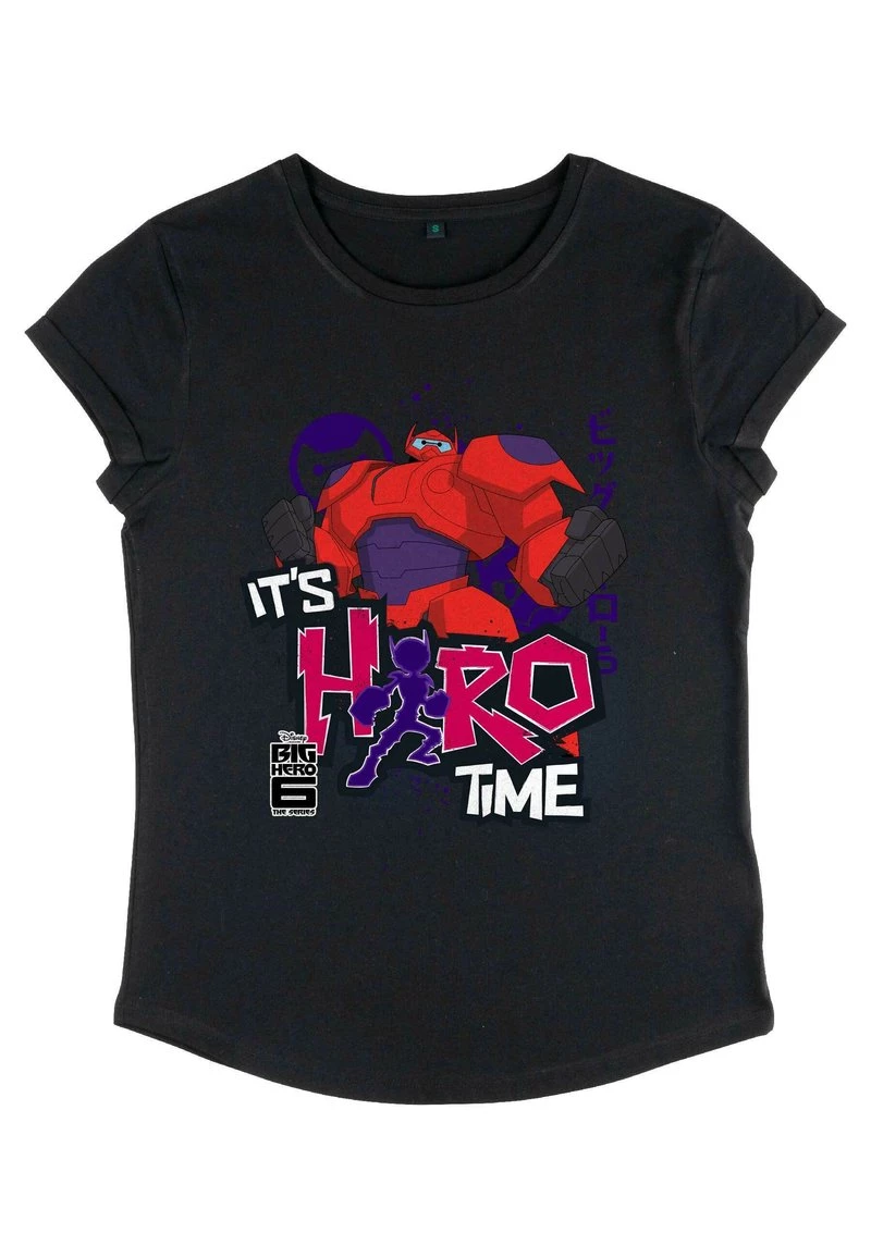 Henry Tiger Damen DISNEY BIG HERO 6 SERIES - HERO TIME BAYMAX - T-Shirt Print - Black 5 Henry Tiger Damen DISNEY BIG HERO 6 SERIES - HERO TIME BAYMAX - T-Shirt Print - Black – Bild 5