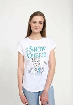 Henry Tiger Damen ELSA QUEEN - T-Shirt Print - White