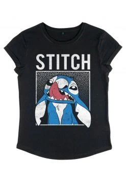 Henry Tiger Damen DISNEY CLASSICS LILO & STITCH - SAVAGE STITCH - T-Shirt Print - Black -Günstiges Henry Tiger Geschäft bf8e555504a44bb18ca12a3b56bec004