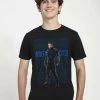 Henry Tiger Unisex MARVELWINTER SOLDIER REPEATING - T-Shirt Print - Black