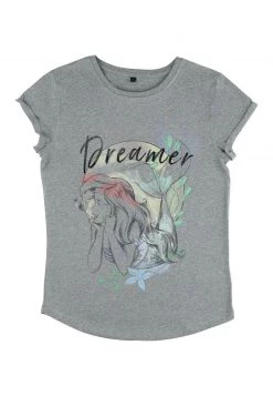 Henry Tiger Damen DISNEY THE LITTLE MERMAID - DREAMER - T-Shirt Print - Melange Grey -Günstiges Henry Tiger Geschäft c0c175d4d90349b0bbfea90bc1c36c89
