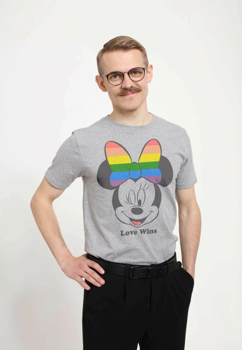 Henry Tiger Unisex DISNEY CLASSICS MICKEY CLASSIC - LOVE WINS - T-Shirt Print - Melange Grey 3 Henry Tiger Unisex DISNEY CLASSICS MICKEY CLASSIC - LOVE WINS - T-Shirt Print - Melange Grey – Bild 3