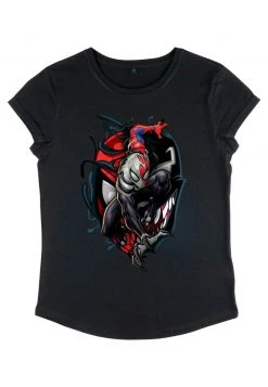 Henry Tiger Damen MARVEL SPIDERMAN REG W SYMBOL - T-Shirt Print - Black -Günstiges Henry Tiger Geschäft c0e5c14dbcbf409a9613217f0656bafd