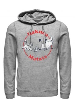 Henry Tiger Unisex DISNEY CLASSIC MOTTO - Kapuzenpullover - Melange Grey
